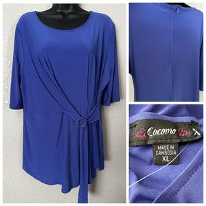 XL - NEW! Classy Slimming Blouse by Cocomo